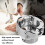 High-Precision Digital Kitchen Scale 5kg Capacity LCD Display Stainless Steel 8