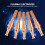 9-8232 5 pcs/set Plasma Cutter Torch Consumables SL60-100 Electrodes 8
