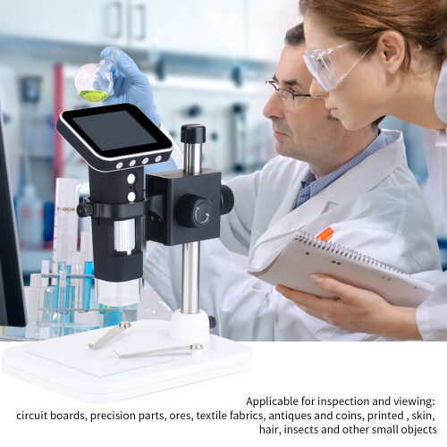 Children Adjustable Digital Microscope 500X-with stand 2