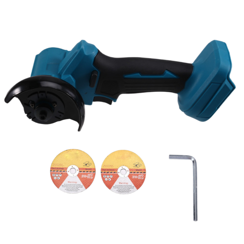 Cordless polisher, angle grinder + 2 cutting discs – Power tool 1