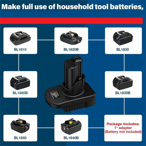 Battery adapter for conversion to 12V 1