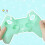 Silicone protective cover with cat ears for the handle, green 2