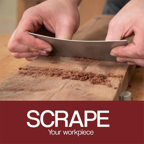 6-Piece Multi-Shape Card Scraper Set for Woodworking 1