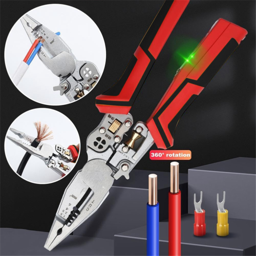 Wire stripper with voltage measurement - electrician's pliers 1