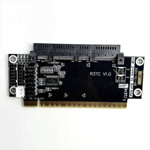 512 Gbit/s PCIe 5.0 x16 till 4C+ Riser-kort EDSFF Server GEN5 16x Extender 2