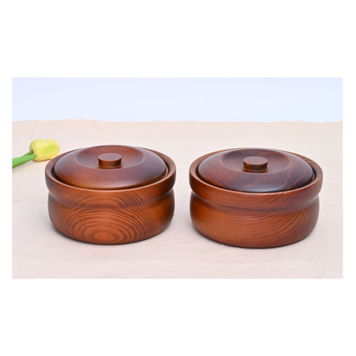 Handcrafted wooden bowls, home decoration, storage, solid wood, A 1