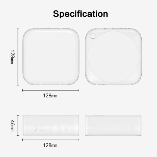 Silicone protective cases for Mini / Pro 2024, white 2