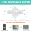 CPAP-inlinefilter för BiPAP och CPAP-apparater, 9-pack 3