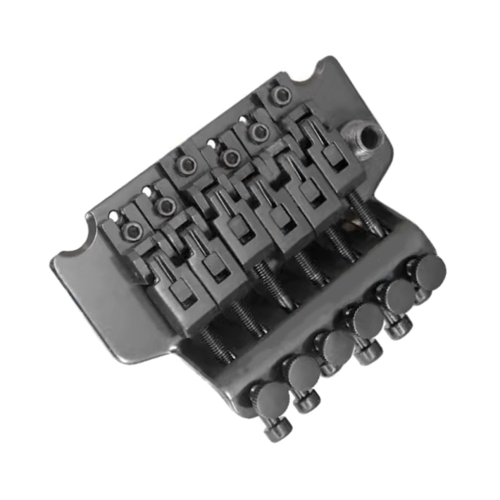 Twin-Vibrator Bridge Vibrato-System für E-Gitarre, Schwarz 1