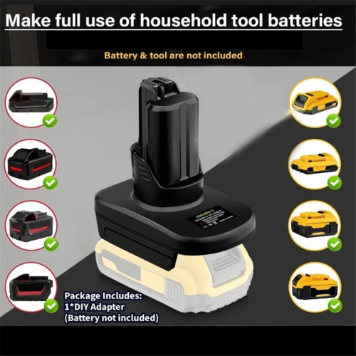 18V/20V battery adapter – conversion to 12V 2