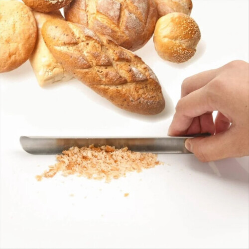 Table crumb sweeper, 304 stainless steel, crumb scraper, silver 2