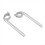 Clip-on handlebar clip for 50mm fork tube 3