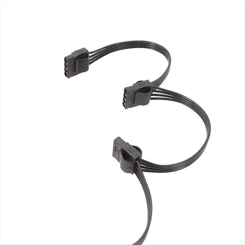 PCIe 6Pin Stecker auf 3 IDE Stromversorgungskabel für 2