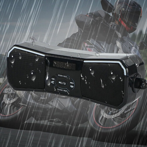 Off-road motorcycle speakers 12V wireless stereo audio system 1