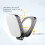 Magnetic fill light for live broadcasts, mobile phone ring light, black 2