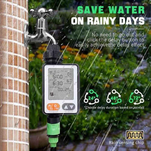Sprinkler timer, 10 programmable digital irrigation hose water timers 2