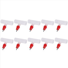Hühnernippel-T-Stücke – Automatisches Geflügeltränken-Set, 10er-Pack