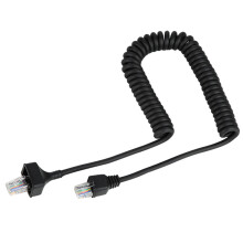 Microphone Wire 8 Pin 50cm for Kenwood Radio Black Reliable Audio Connection