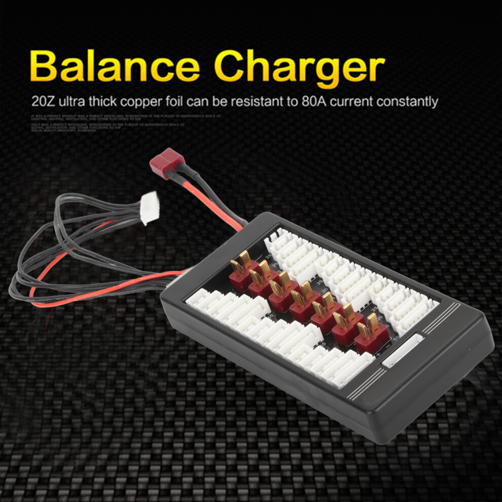 Parallel Charging Board For Lipo Batteries Max 80A, 14.5Cm Black 6911392661332