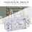 Full Housing Shell Case for PSP 3006, White, Durable PC Material 3