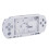 Full Housing Shell Case for PSP 3006, White, Durable PC Material 6