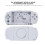 Full Housing Shell Case for PSP 3006, White, Durable PC Material 8