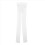 White, delicate, solid-color velvet tights for women 1