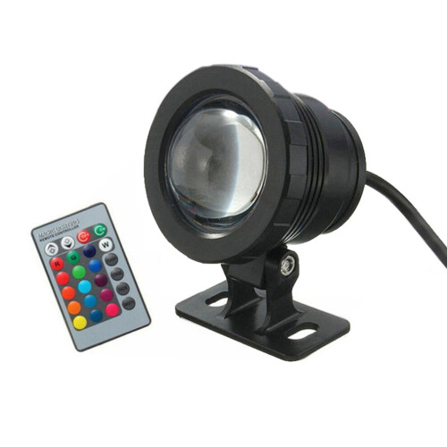 Fountain pool spotlight with plug, pool light, fountain light, EU plug