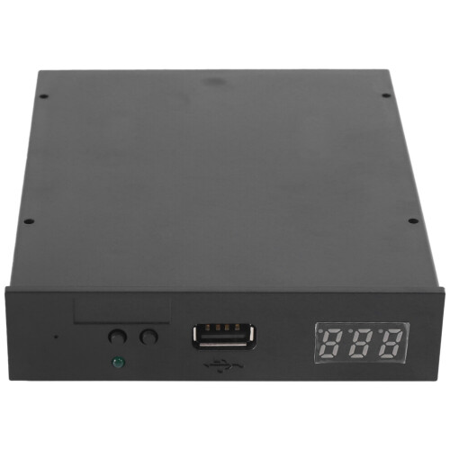 Black version 3.5 inch 1.44 MB USB SSD floppy drive emulator