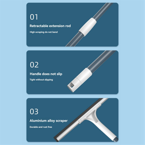 Telescopic shower brush and window cleaner 1