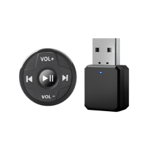 Car USB AUX Receiver Wireless Bluetooth Media Multifunction Button