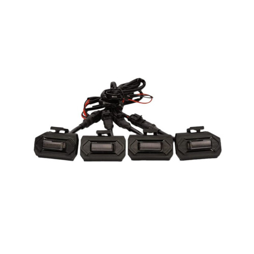4PCS Auto LED Front Grill Lichter Externe Grill Lampe Rauch