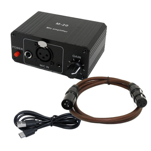 Dynamic microphone condenser microphone amplifier M-20 Audio B