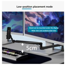 Microphone stand for desk, robust boom arm Bear with table clamp