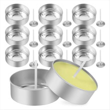 150 värmeljushållare med 150 vekar för ljusälskare