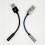 USB to 3.5 mm audio cable, USB-A to 3.5 mm jack, external, black 3
