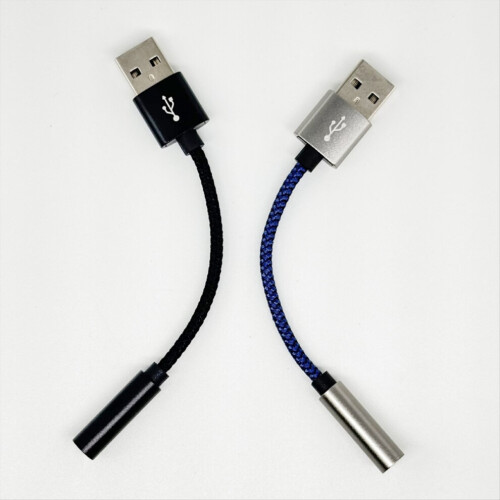 USB to 3.5 mm audio cable, USB-A to 3.5 mm jack, external, black 2