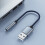 USB to 3.5 mm audio cable, USB-A to 3.5 mm jack, external, black 4
