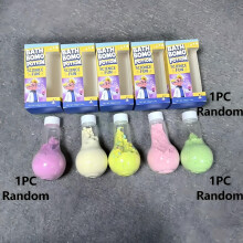 (Random 1pcs) 100 g zufällige Badebomben, Geschenkbox, Badesalz, Badezusatz, leicht, hinterlässt keine Flecken, reichhaltiger Schaum,