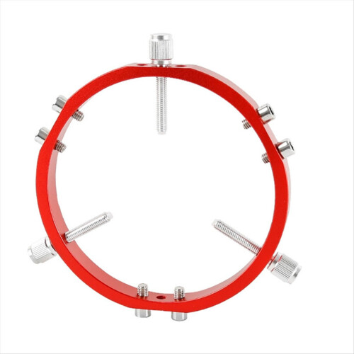 3-Point Astrophotography Guide Retaining Rings 120mm Red