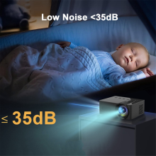 Draadloze HD 1080P mini-projector voor mobiele telefoons met standaard-B