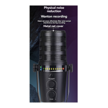 Dynamisches kabelgebundenes Mikrofon mit USB/XLR-Anschluss, aus Metall, MIC MV7 Mikrofon