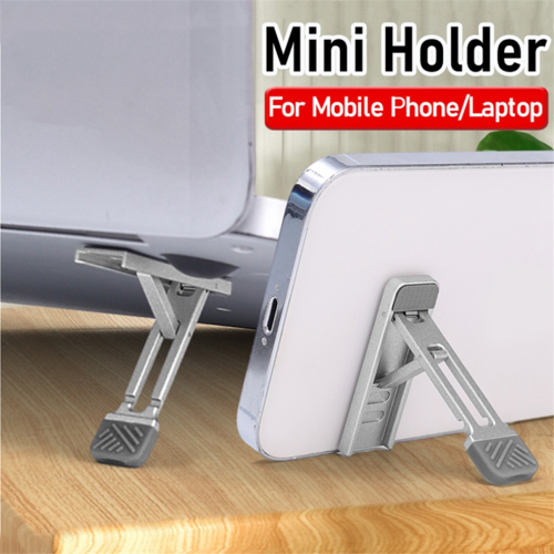 Universal Mini Foldable Metal Stand Laptop Base Slim Adjustable 2