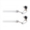 2-piece snare drum wire replacement set, half design 1