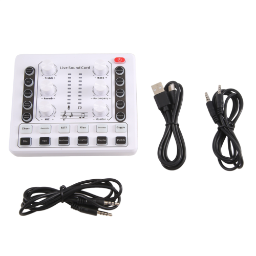 M8 Audio Interface Podcast Equipment Caster, with premium microphone preamplifier