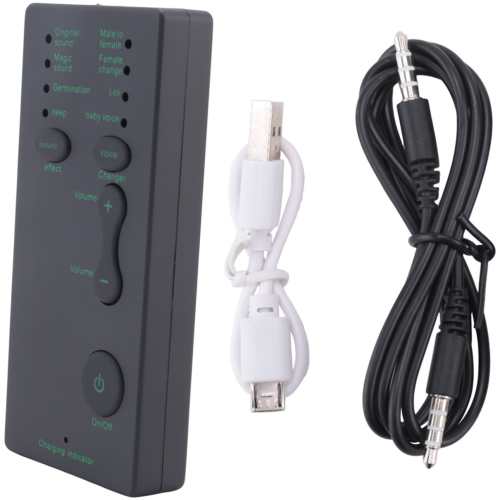 Voice Changer Adapter 8 Voice Changing Modes Microphone Disguiser