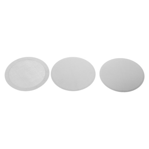 3-pack metallfilternät för kaffemaskiner, silver 1