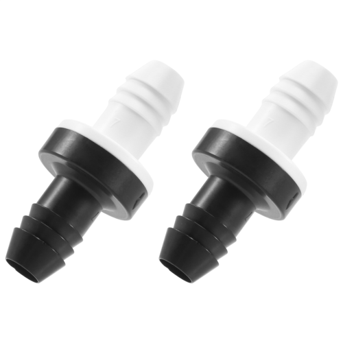 2 Stück 3/8 Zoll 10 mm Inline ABS Einweg-Wasserrückschlagventil 1