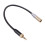 Adapter cable with internal thread, 3.5 mm plug to MINI XLR 3-pin 1