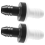 2 Stück 3/8 Zoll 10 mm Inline ABS Einweg-Wasserrückschlagventil 3